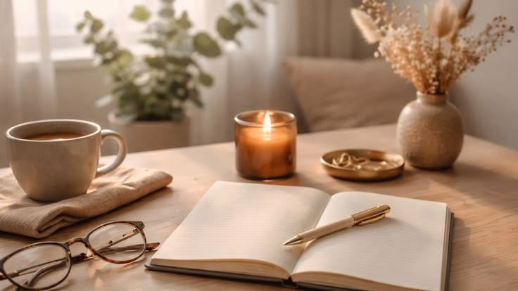 Notebook and morning light for The Anatomy of a Perfect Morning Pages Ritual